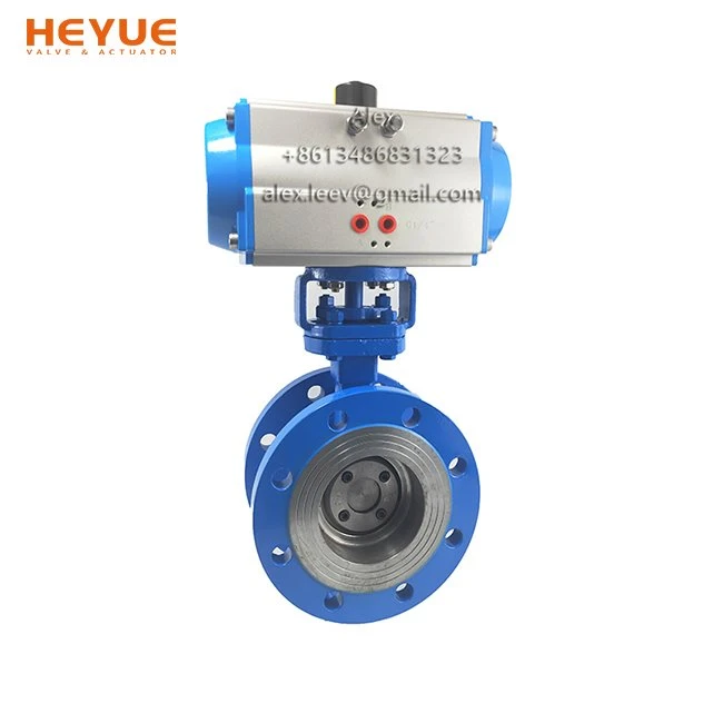 Pneumatic Triple Eccentric Butterfly Valve