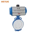 صمام فراشة ببطانة هوائية PTFE